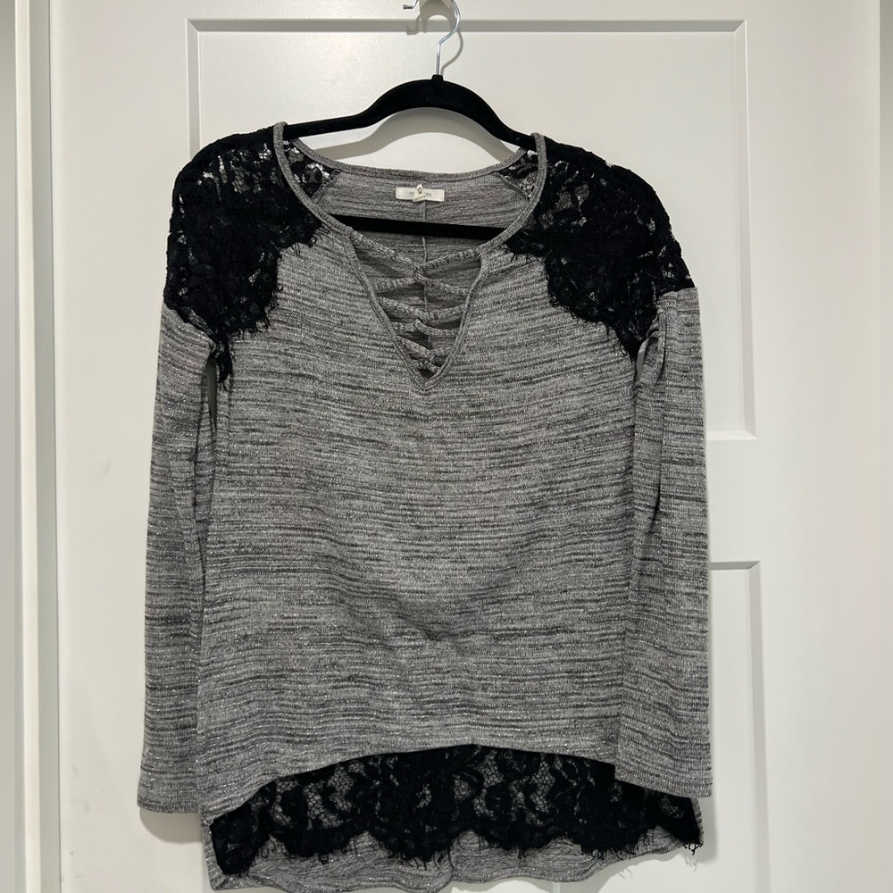 Lace long sleeve